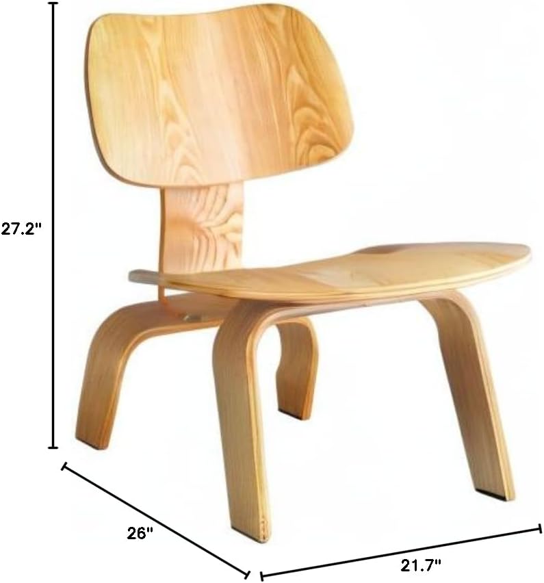 Charles & Ray Eames Chair LCW (Ash) Wood Lounge Chair Designer Reproduction