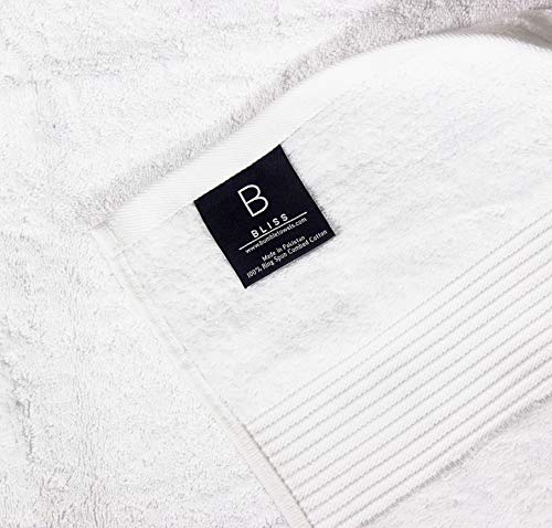 Image of Luxury Oversized Bath Towels | 650 GSM, 34 inch x 56 inch | Hotel Quality, Soft & Highly Absorbent | Quick Dry, Thick, Combed Cotton Bathroom Towels | White - 4 Pack
