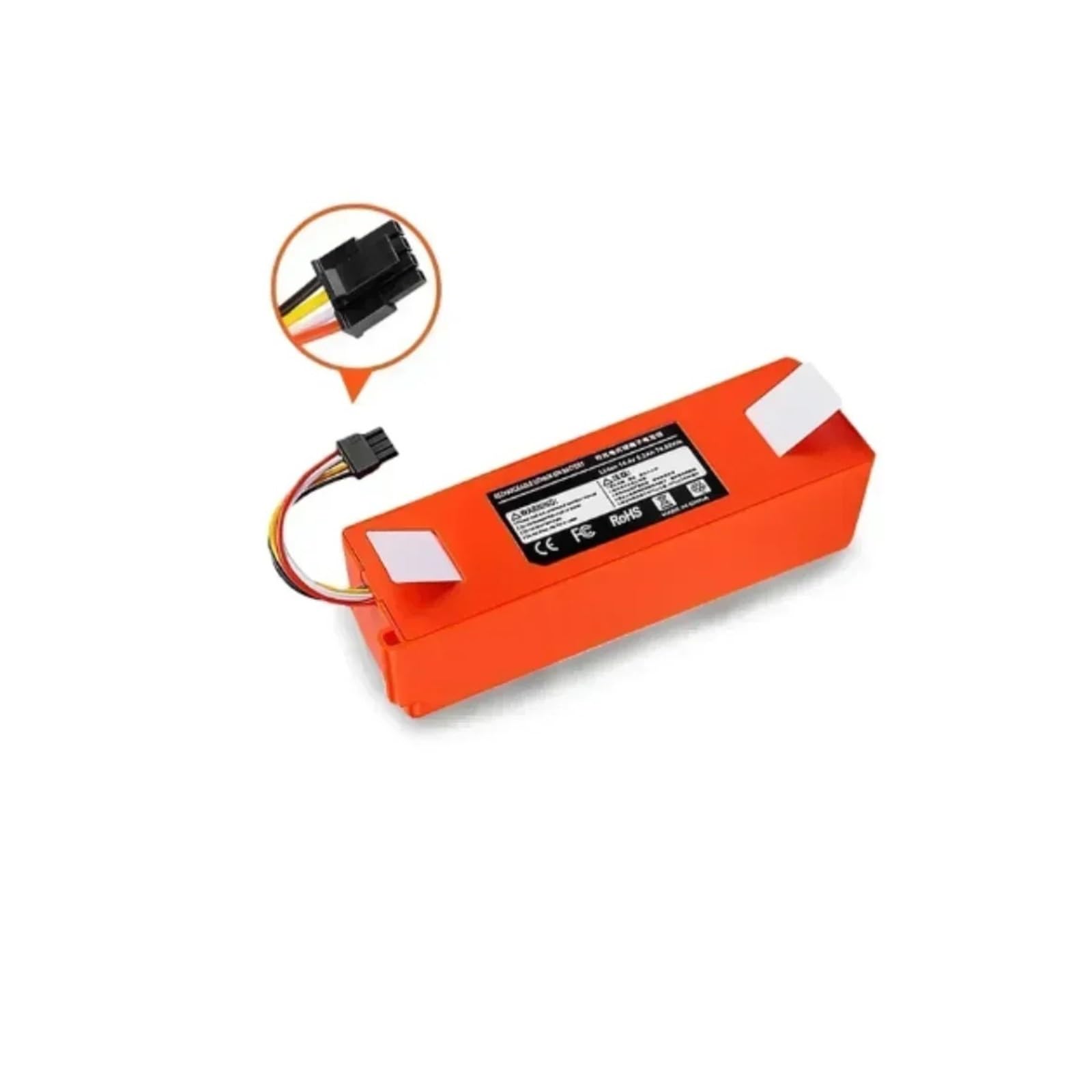 PORRSYDCD Robotic Vacuum Cleaner Replacement Battery，Compatible With Roborock S55 S60 S65 S50 S51 S5 MAX S6 Parts(5200mAh)