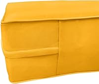 Vista 7 de *Cover ONLY*-Style 5 Outdoor Daybed Mattress Bolster Pillow Slipcovers Pipe Trim Queen Size-AD108