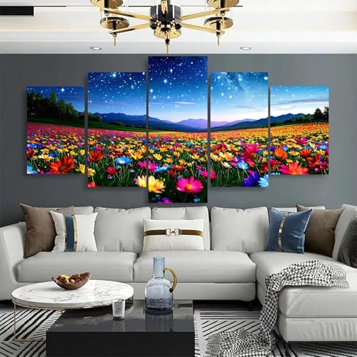 Diamond painting pour adulte fleur kit craft art décoration murale maison