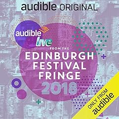 Diseño de la portada del título Audible Live from the Edinburgh Festival Fringe 2018