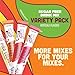 Wyler’s Light Island Flavors Variety Pack, Singles To Go Sugar Free Drink Mix, Low Calorie Water Enhancer, 30 Sticks, Piña Colada, Rainbow Sherbet, Strawberry Banana, Guava