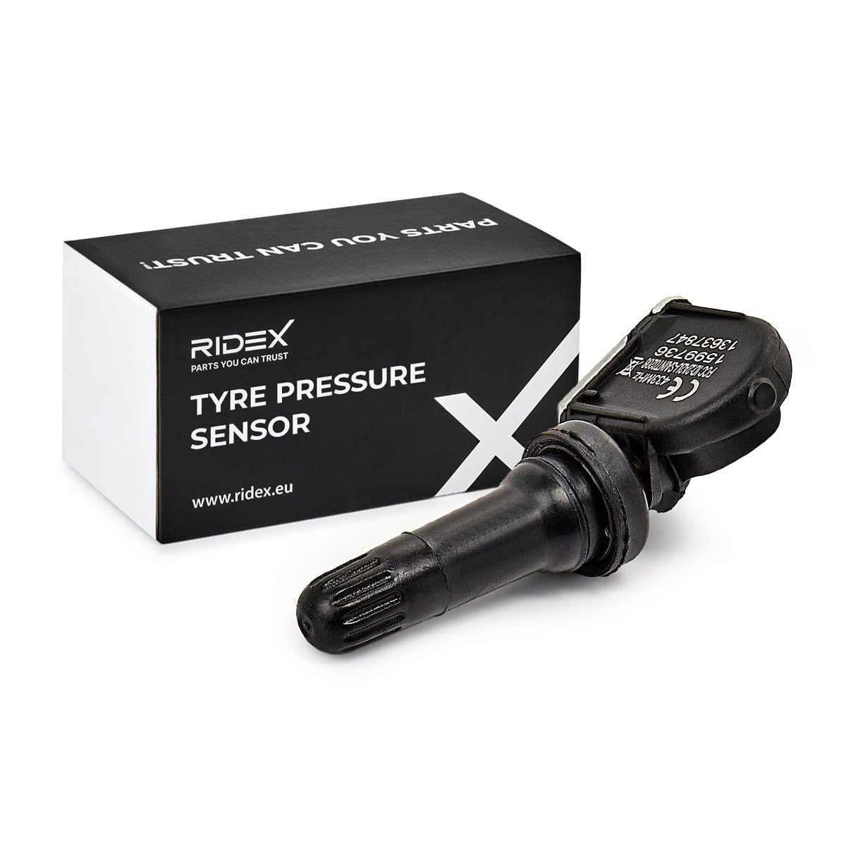 RIDEX 2232W0024 Sensore di pressione pneumatici (TPMS) con valvole con bullone/vite Compatibilità con FORD Fiesta Mk6 Hatchback JA8, JR8