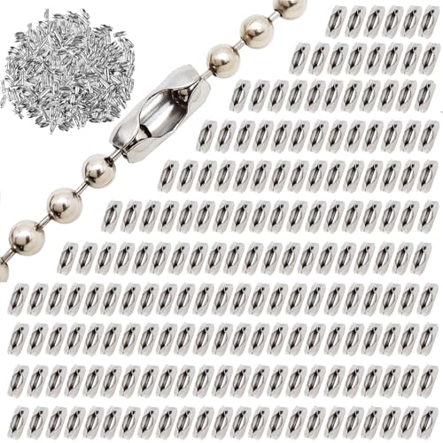 Fermoirs pour chaînes à billes de 4.5mm en acier pour loisirs créatifs DIY
