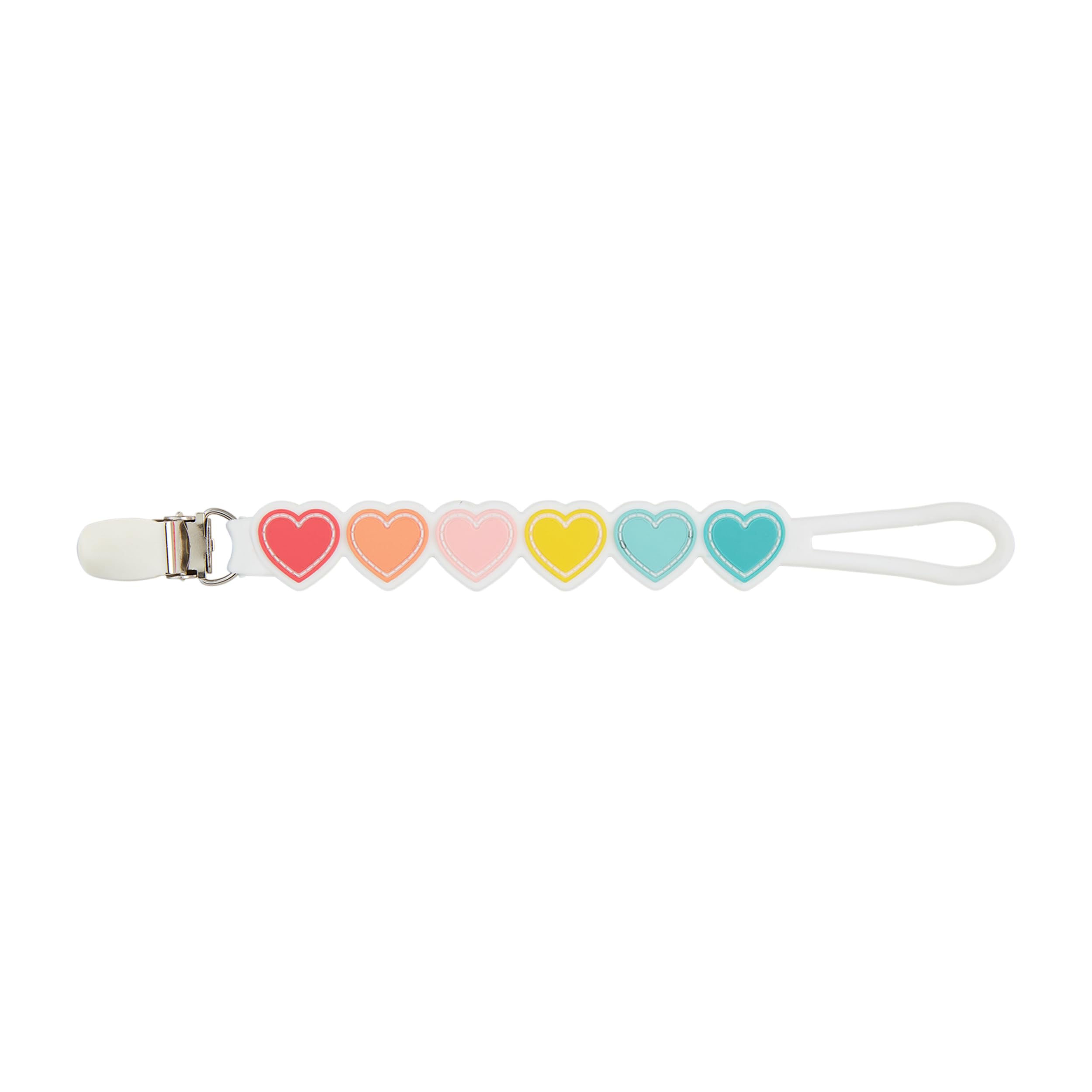 Mud Pie Silikonband für Kinder, Herzform, 17,8 cm