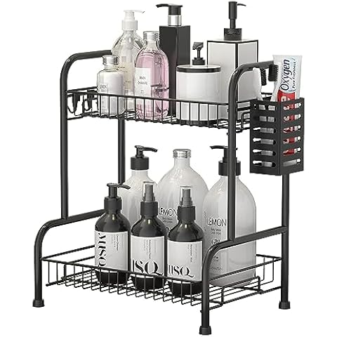 USHARP Kitchen Dish Rack & Bathroom Counter Organizer Cover