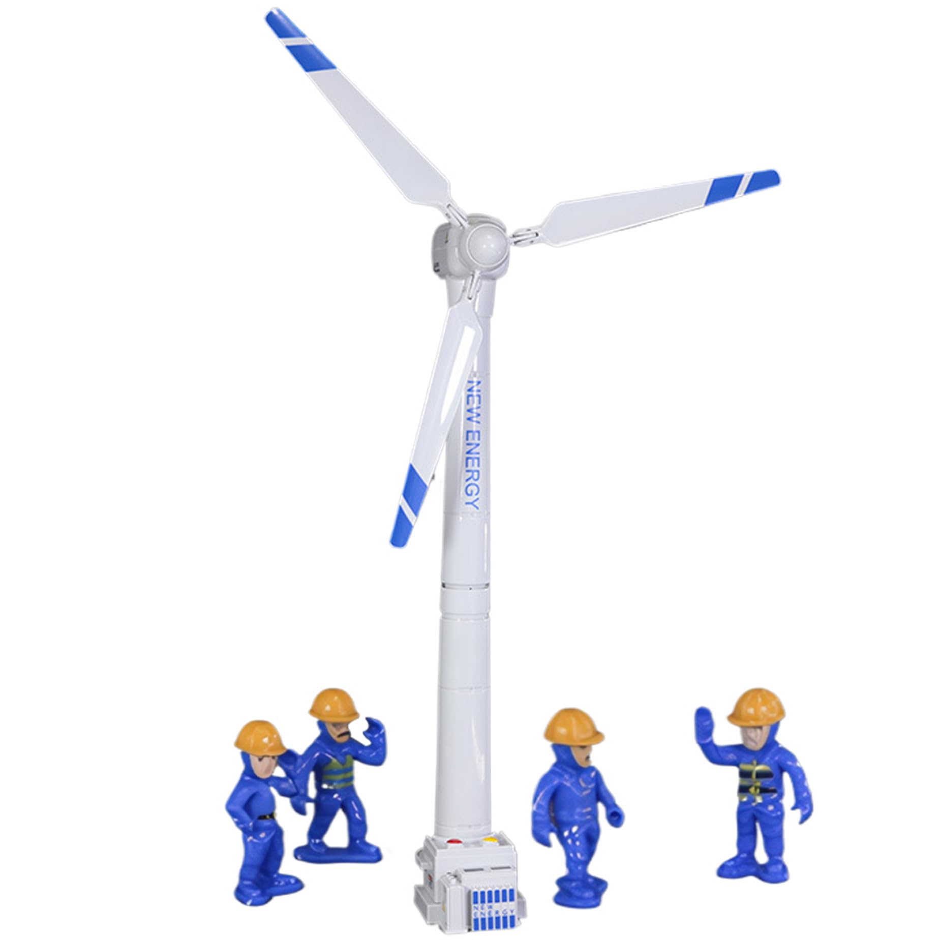 Juguete turbina eólica 1 juego de 16.5 pulgadas mini turbina eólica modelo de turbina eólica rotativa turbina eólica portátil desmontable para niños
