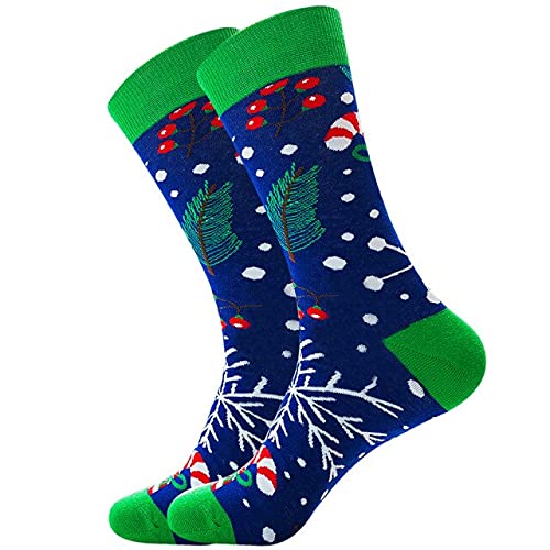 Men's Socks - 1pairs Men's Socks Combed Cotton Soft Animal Funny Long Socks for Men Women Fashion Autumn Cąrtσσn Cotton Socks (1 EUR36-41)