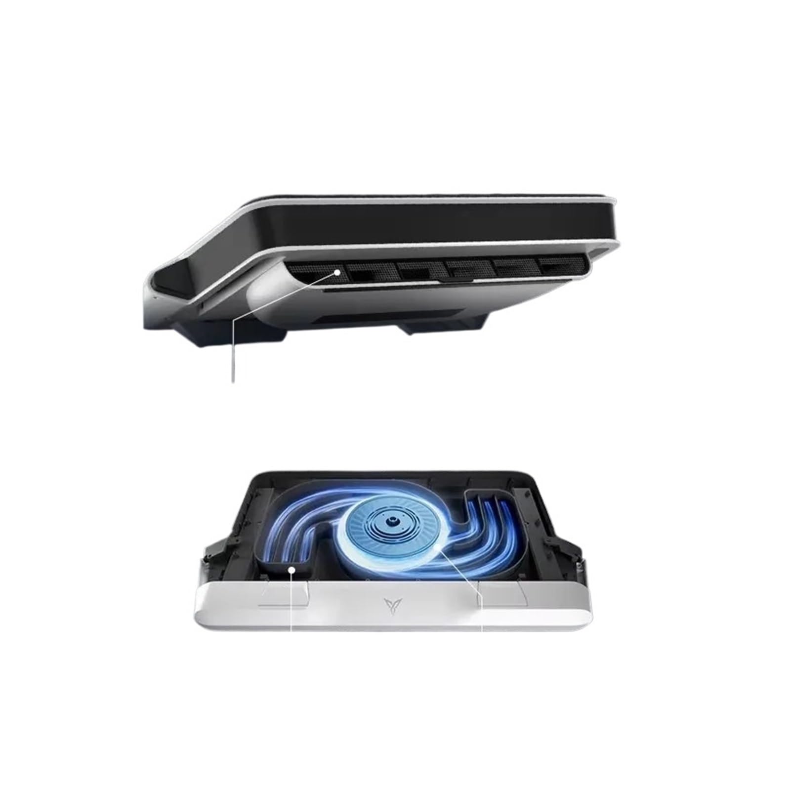 Compatible avec le dissipateur thermique pour ordinateur portable Flydigi BS2 PRO, overclocking, pression d'air, double réduction du bruit, support pour ordinateur à fréquence variable
