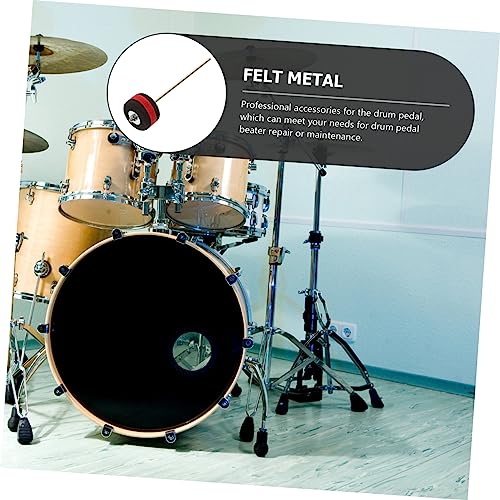 Pedal de Batería Metal BESPORTBLE para Bombo miniatura 4