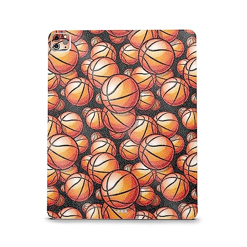 Image of MightySkins Carbon Fiber Skin Compatible With Apple iPad Pro 12.9 inch M2 6th Gen (2022) Full Wrap Kit - Basketball Life | Protective Durable Textured Carbon Fiber Finish | Easy To Apply | Made in the USA