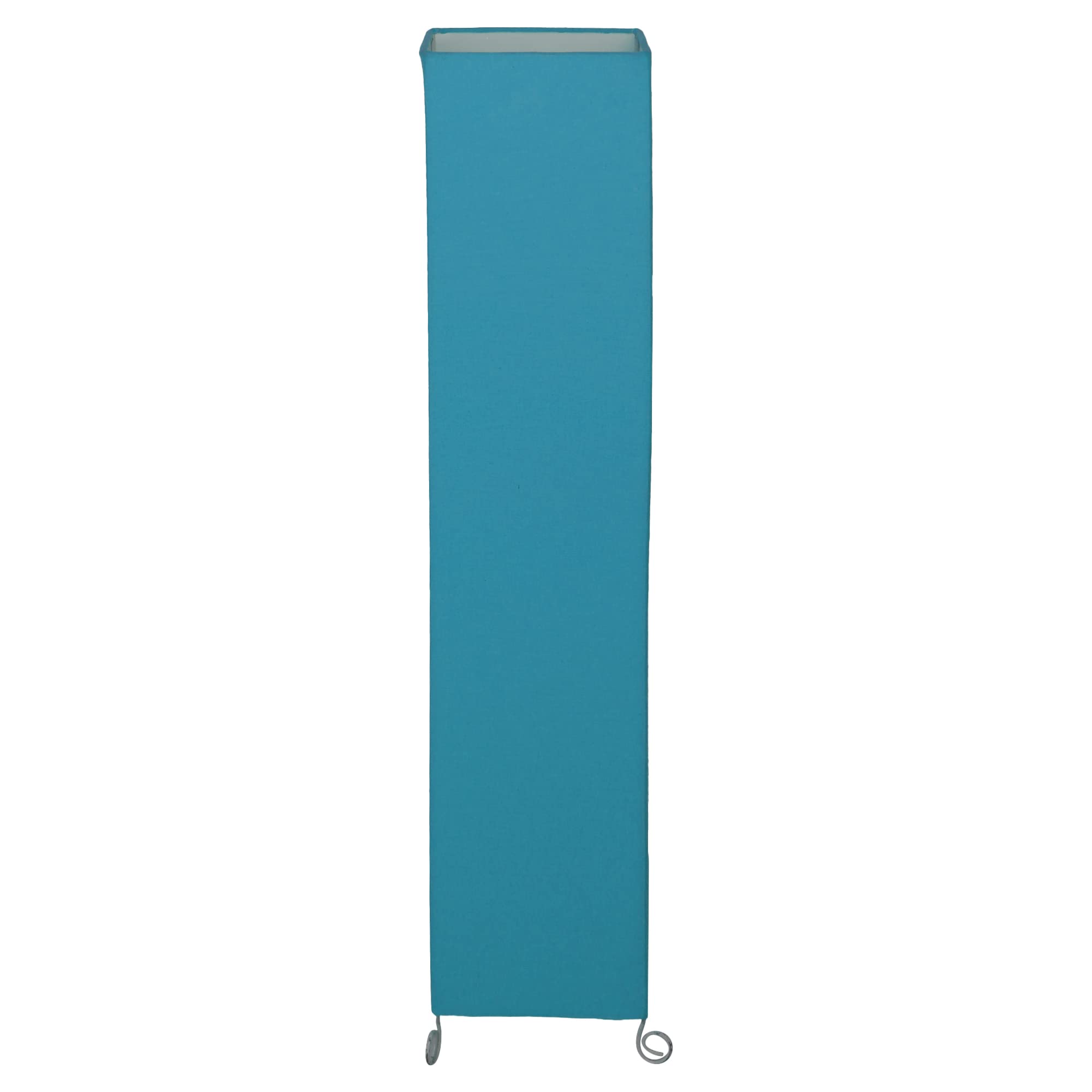 THE LIGHT SHADOW Cotton Fabric Floor Lamp for Bedroom Lamp for Living Room, Bedroom Simple Design Morden Slim Warm Light (Blue) 4