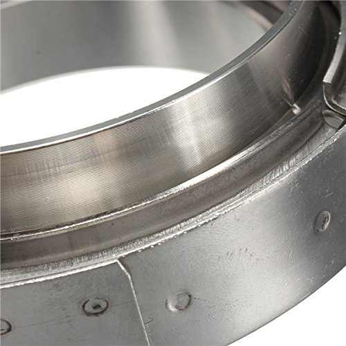 3,5 Pulgadas V-Band Abrazadera con Bridas Turbo Extractor Intercooler Abajo Tubería Inoxidable 89M