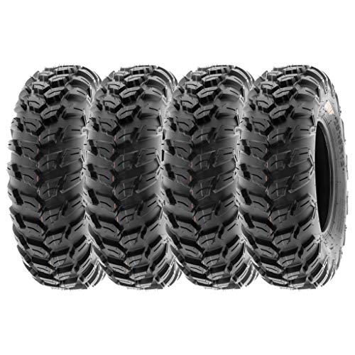 SunF 26x9R12 ATV UTV Tire 26x9x12 Loose Over Hardpack 6 PR A043 - PAIR of 2