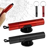 YIMETOP 2 Stück Automotive Gurtschneider Notfallhammer, 2 in 1 Fensterbrecher und Sicherheitsgurtschneider für die Autosicherheit, Notfall Autofensterbrecher Fluchtwerkzeug