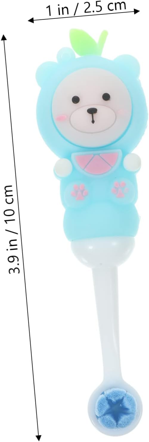 2pcs Boy Girl Manual Toothbrushes Soft Bristle Boy Girl Toothbrush Cute Bear Shape for Ages for Cleaning