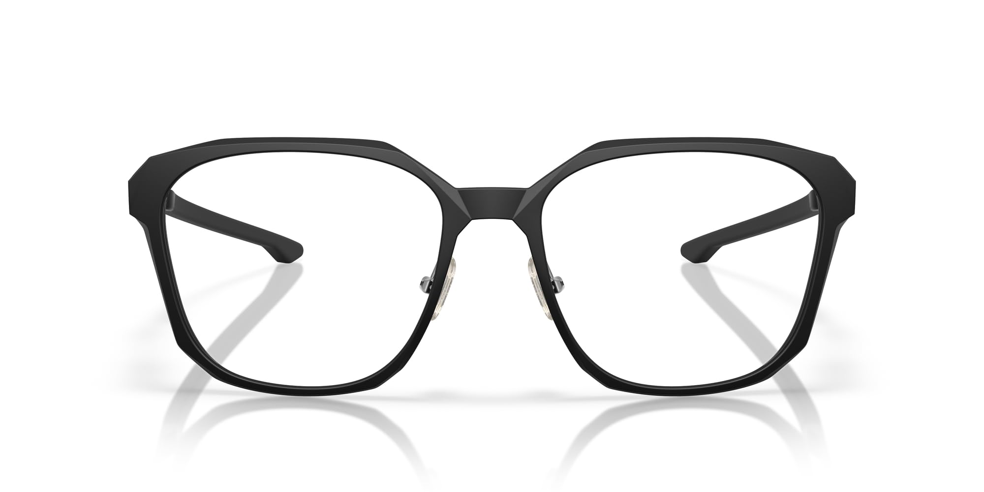 Oakley Men's OX8193 Slender Square Prescription Eyewear Frames, Satin Black/Demo Lens, 57 mm