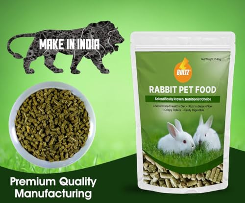 Image of Boltz Premium Adult Pellet Rabbit Food, Nutritionist Choice (Rabbit Food 1.2KG)
