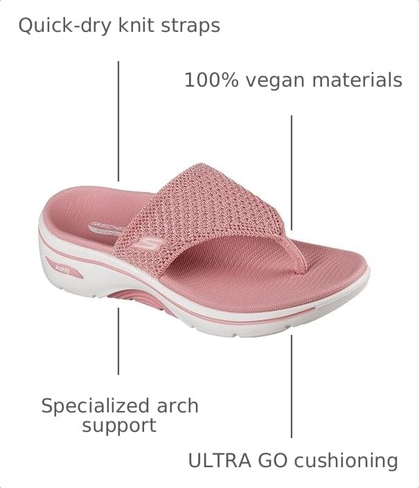 Image of Skechers Women's On-the-go Go Walk Arch Fit 2.0 Sandal - Carrie