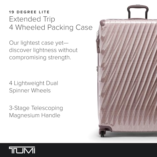TUMI - 19 Degree Lite 4 Wheel Luggage - Lightweight and Highly Durable, Modern Contour, Hard Shell Men's and Women's Suitcase - 30" Extended Trip Packing Case, Blush2