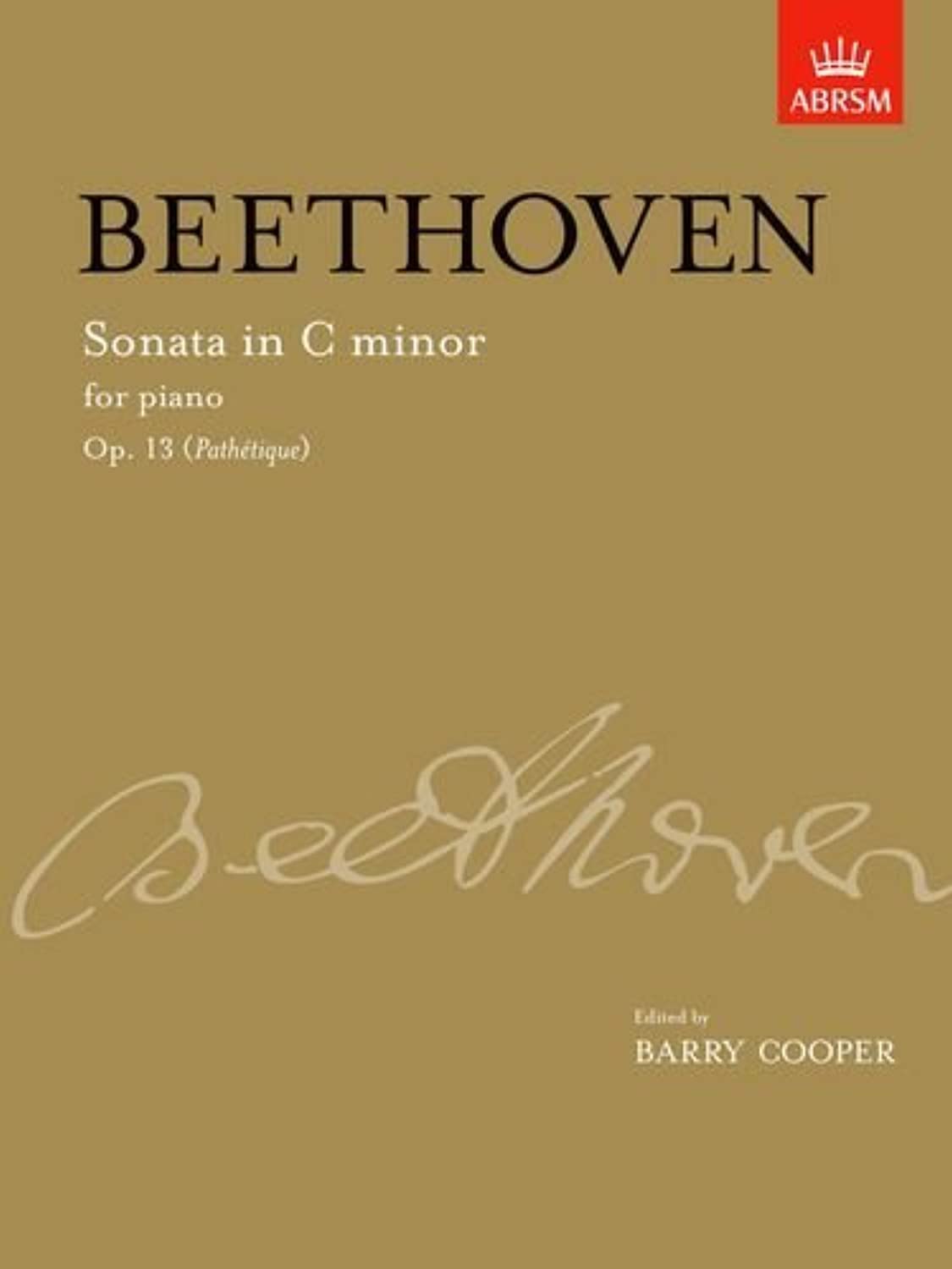Sonata in C minor, Op. 13 (Pathétique): from Vol. I