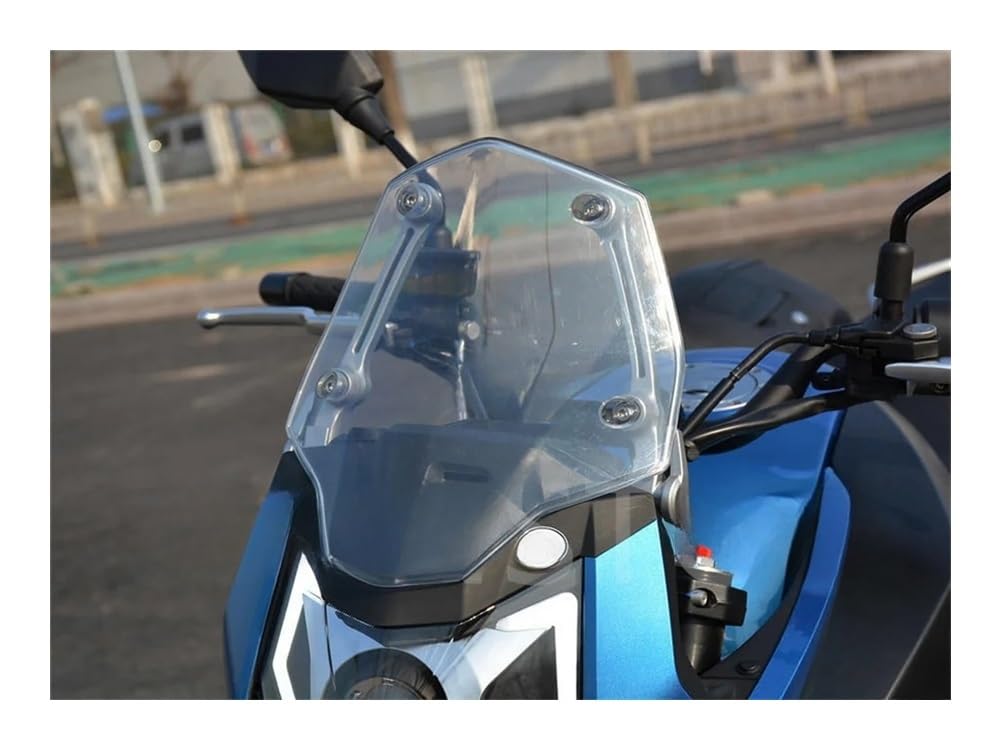 Deflettore Deflettori Del Del Parabrezza Del Parabrezza Anteriore Del Motociclo Per CF650-3 650MT Plastica ABS Trasparente
