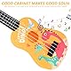 42 cm Kindergitarre, Musikspielzeug Ukulele Instrument, Klassische Mini-Gitarre Mit 4 Verstellbaren Saiten und Plektren
