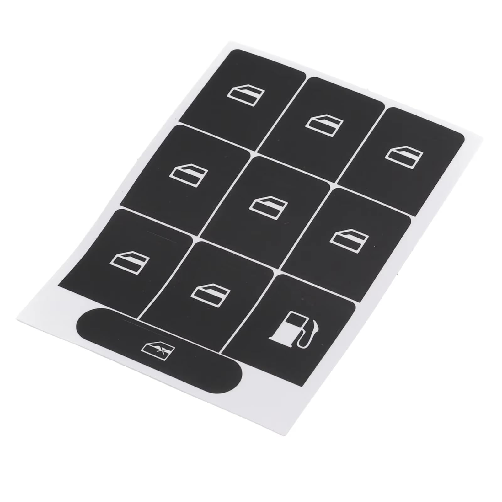 Switch Button Repair Stickers Compatible with VW for Golf MK5 for Passat B6 Car Button Repair Decal Sticker Auto Window Buttons Sticker Push