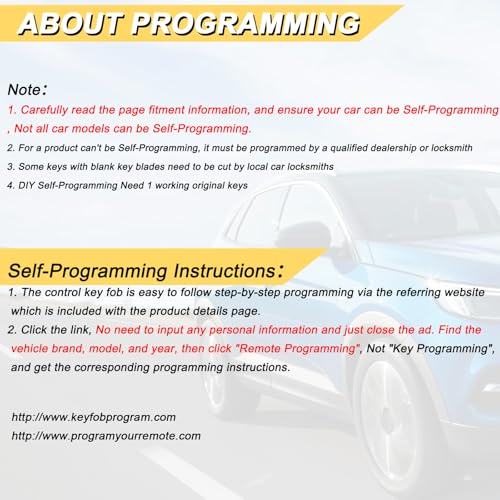 image for Vurkcy Key Fob Replacement for 04-14 Ford F150/ 04-16 F250 F350/ 05-12