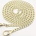 Produktbild Handtaschenkette aus Metal, für (Hand-)Taschen und Geldbörsen, kurze Länge, Ersatzteil, Nickel, helles Gold, Bronze, Messing zur Auswahl 120 cm goldfarben