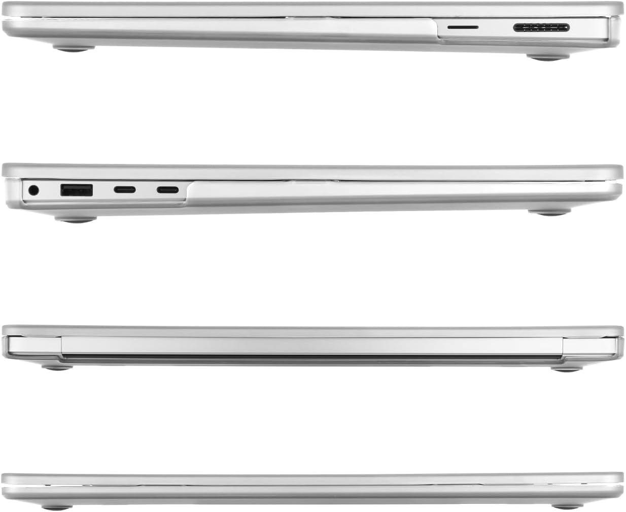 MOSISO Compatible with Microsoft Surface Laptop 15 inch Case 7th Edition Copilot+ PC 2025 2024 Release Touchscreen Display Model 2037, Plastic Hard Shell with Screen Film&Keyboard Cover, Crystal Clear - Image 4