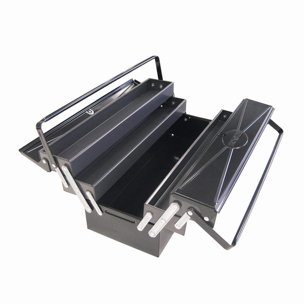 Ironside - Caja de metal para herramientas (5 compartimentos, 540 x 200 x 200 mm)