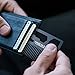 QSHAVE Multifunctional Utility Credit Card Size Comb Fits in Your Wallet (Comb, Bottle Opener, Wrench, Screw Driver, Knife Blade breakaway)