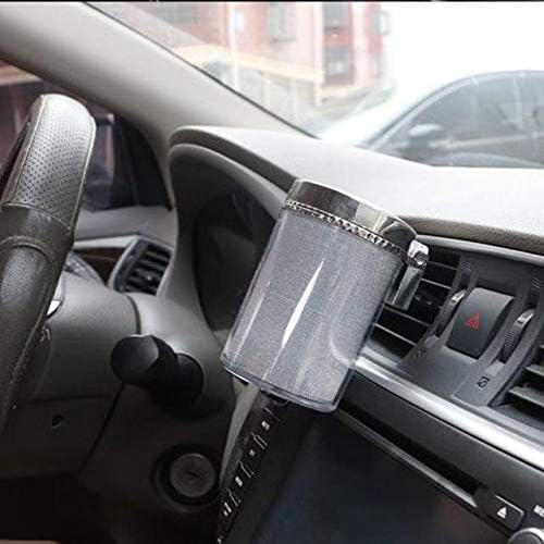Car ashtray with LED light cigarette ashtray container ashtray gas bottle smoke cup holder storage cup car