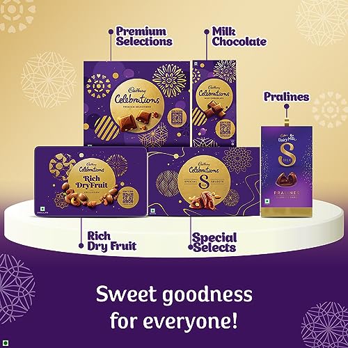 Image of Cadbury Celebrations Rich Dry Fruit Collection Chocolate Gift Box, 177 g (Pack of 3)