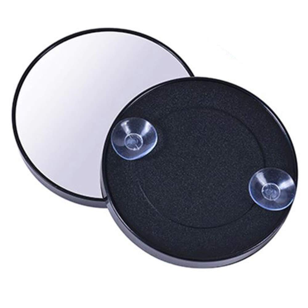 CARTSHOPPER 10X Magnifying Makeup Mirror Facial Cosmetic Absorption Shaving Home Makeup Travel for Man and Woman (Black)-picture-27