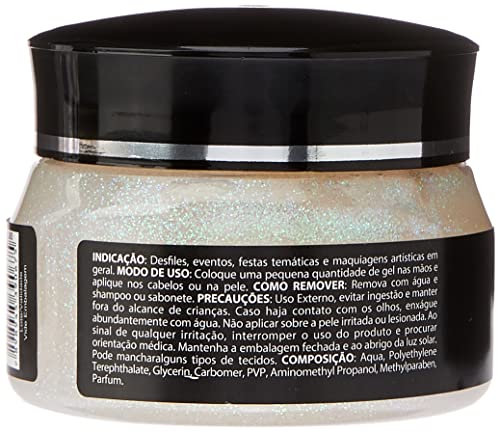 Gel Glitter Pote 150G Perola, Colormake