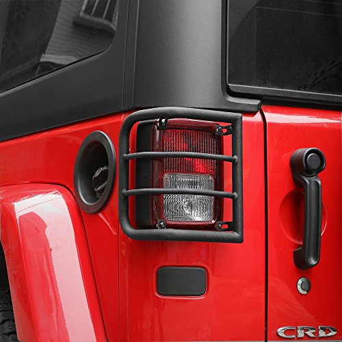 Rear Tail Light Cover Guard Protector For Jeep Wrangler Jk Jku Rubicon Sahara 2007-2018 #TOP3