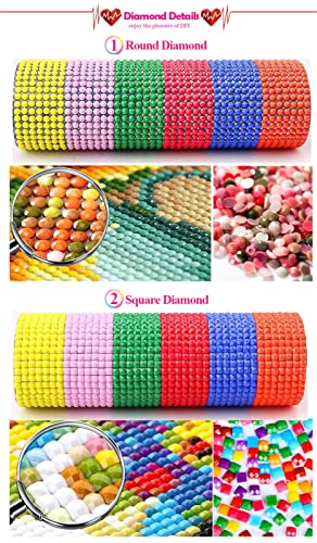 Kit complet de broderie diamant 5D poisson rouge 60x80cm - 2