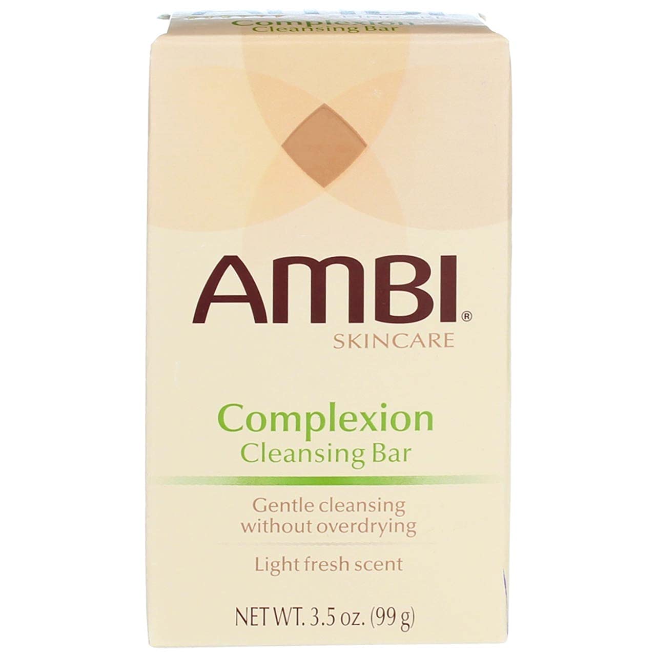 AmbiAmbi Complexion Cleansing Bar Soap, 3.5 Oz (Pack Of 8)