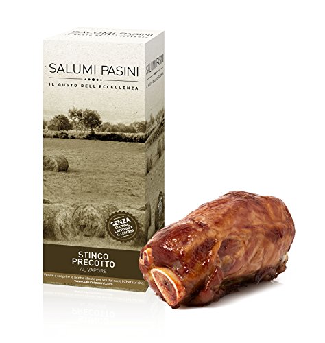 Stinco di Maiale Precotto al Vapore Salumi Pasini® | Scatola da 700g | Senza Glutine e Lattosio