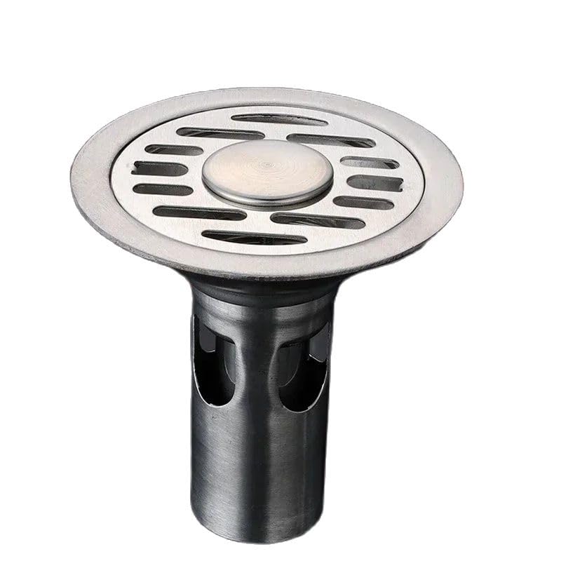 Rejilla Desague Ducha Desagües de Piso Colador de Drenaje de Acero Inoxidable Cubierta de desagüe de Ducha de bañera Desagües de Piso Accesorios de baño Desague Ducha(B-12CM 1PCS)