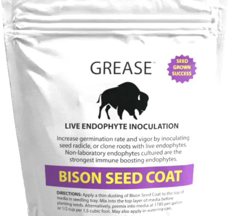 Grease Bison Seed Coat 1/2lb Live Endophyte Inoculation
