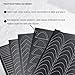 24 Sheets French Tip Nail Guides,Self-Adhesive Manicure Strips Tools French V-Shaped Moon Shaped Manicure Strip Stickers for Nails Edge Auxiliary Black DIY Decoration Stencil Tools Accessories