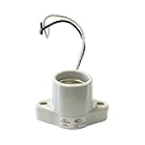 Surface Mount Medium Base Porcelain Socket Leads 6