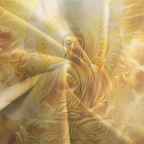 Linge de lit Bouddha 200x200 en microfibre douce impression 3D de qualité - 7