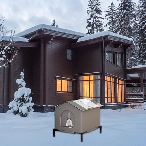 Image of BNFCat House for Outdoor Cats Dog House Waterproof Elevated Feet for Barn Porch M|Pet Supplies | Cat Supplies | Beds|1 x Pet Tent