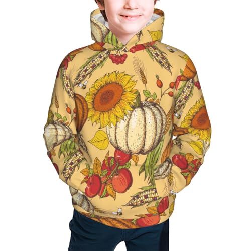 3D Vortex Optical Illusion Square Kid Hoodies Boys Sweatshirts Girls Pullover with Pocket3