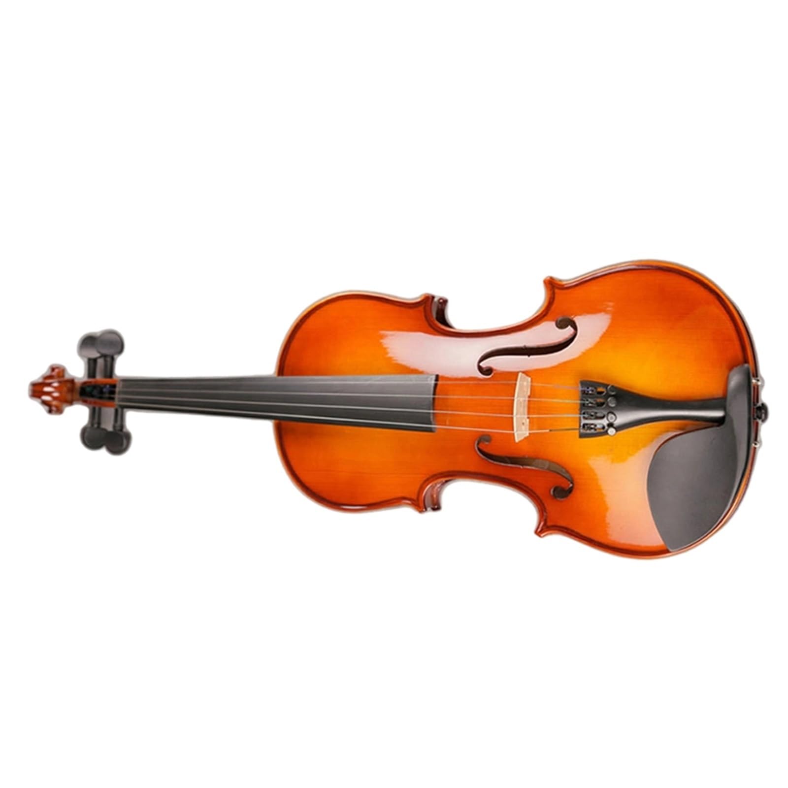Skrzypce Dla Początkujących Ręcznie Robiony Instrument Muzyczny Na Skrzypce Z Litego Drewna W Połysku(4/4)